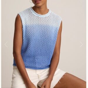 Velvet by Graham & Spencer Nina Mesh Sweater in Horizon